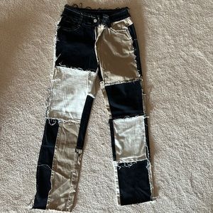 Patchwork jeans